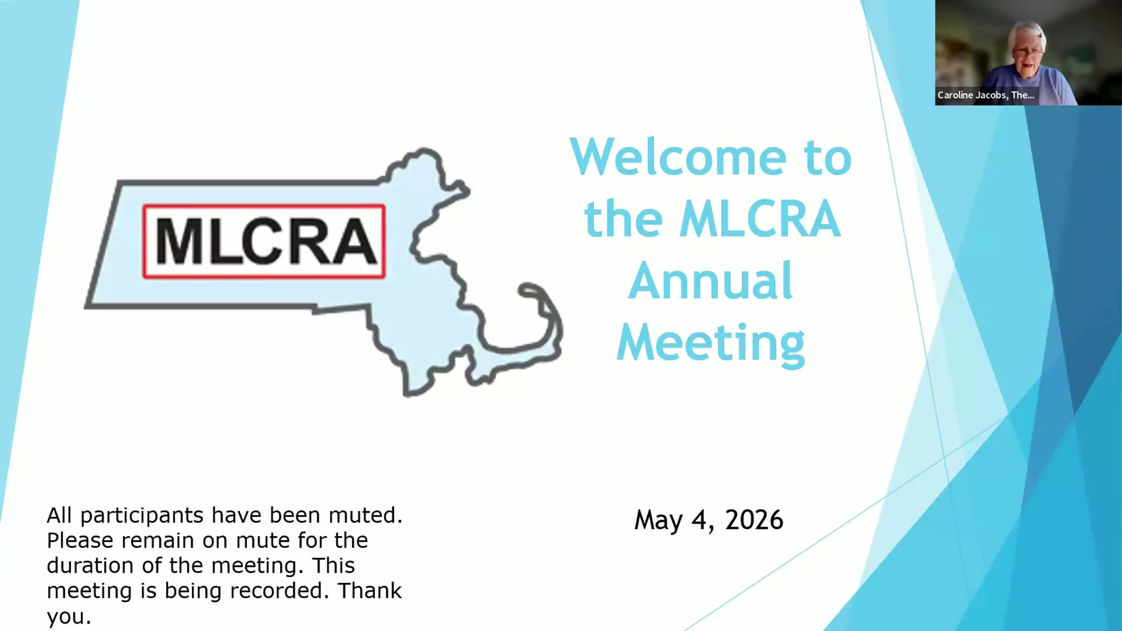 Annual MLCRA Meeting 2026 (5/4/2026)
